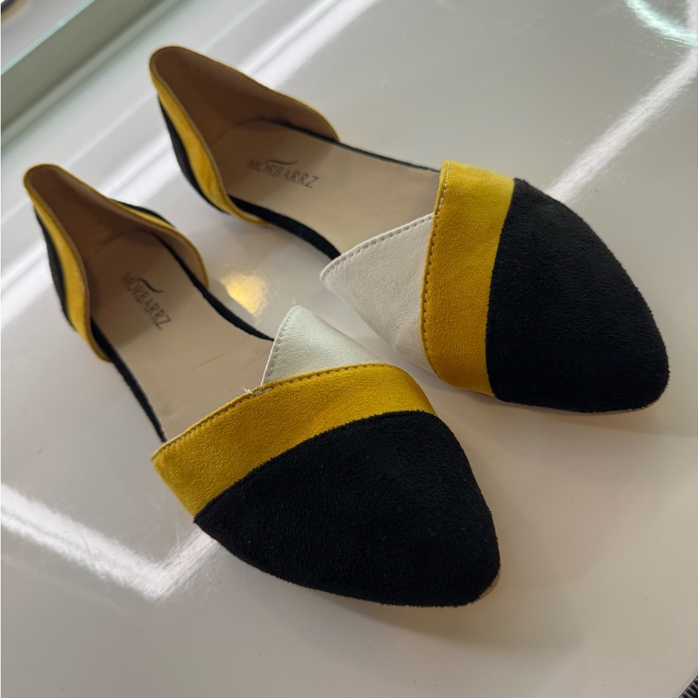 Ballerina Flat Mustard Size 10 (Eur 42)